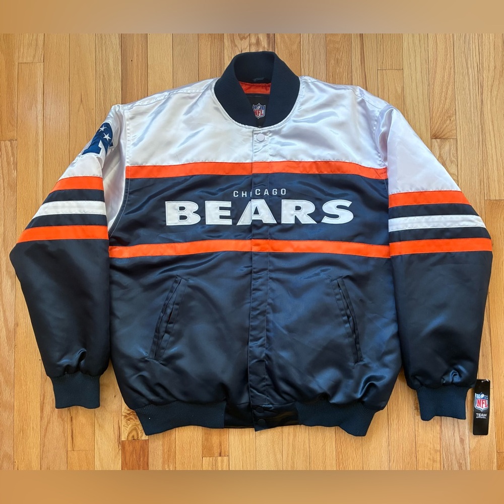 New Chicago Bears NFL Bomber Jacket Coat Men’s Size XL - Brand New with Tags
